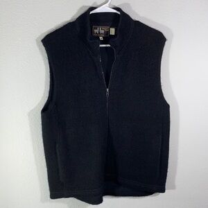 America’s Alpaca Black Sweater Vest Size Medium